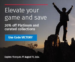 Elevate your game and save
20% off Platinum and curated collections
Use Code VICTORY
