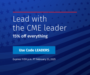 Lead with the CME leader
15% off everything
Use Code LEADERS